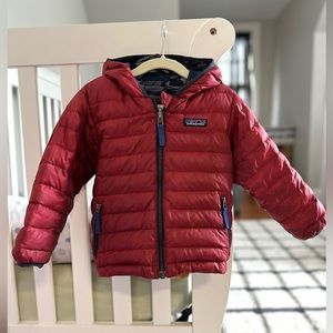 Patagonia Kids Puffer Jacket - Red and Blue